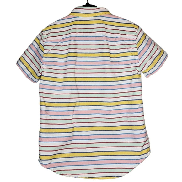 Crewcuts boys striped short sleeve button shirt - Picture 5 of 8